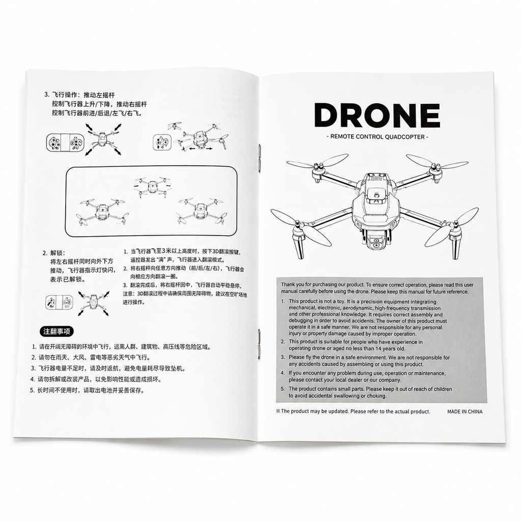 S26 Pro Foldable Drone – 4K Dual HD Camera, Brushless Motors & 360° Obstacle Avoidance (With Storage Bag)