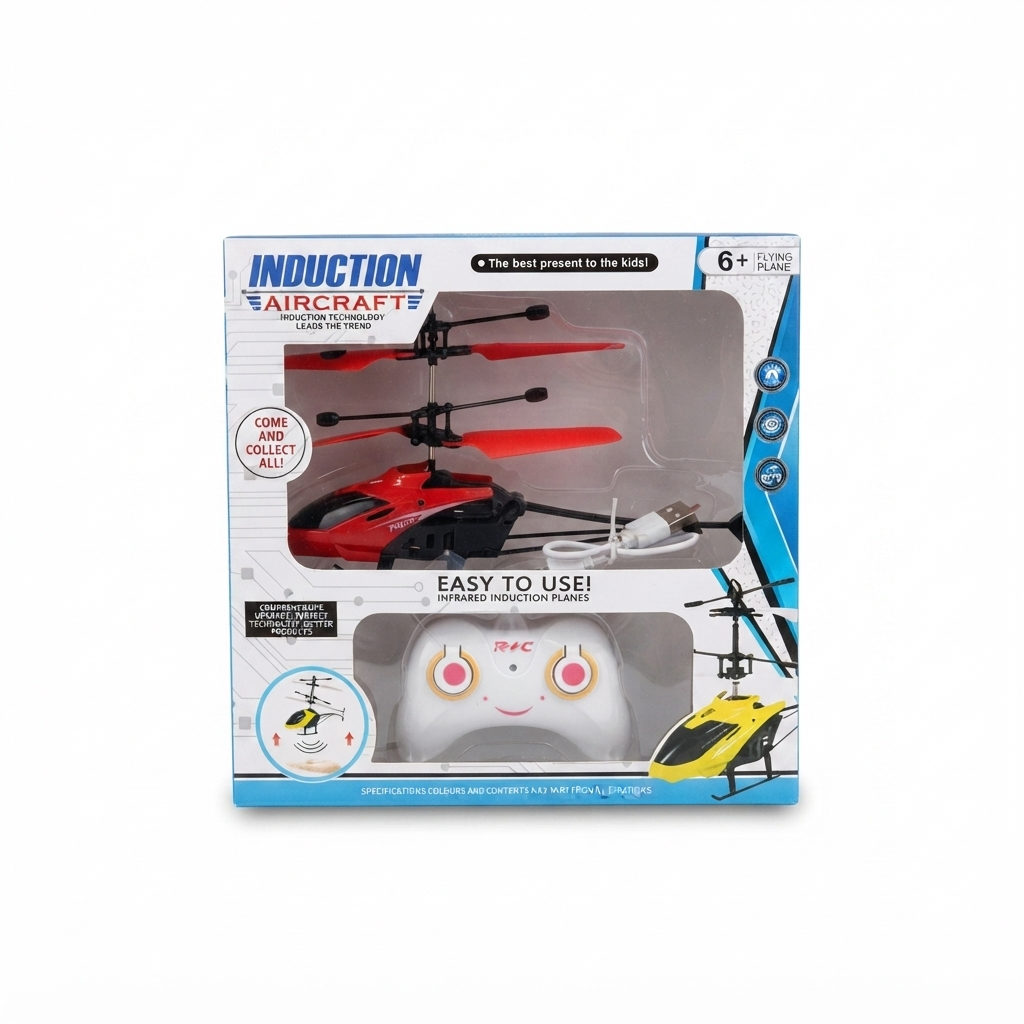 New High-Speed RC Helicopter with Gesture-Sensing Flight and Chargeable Battery for Kids