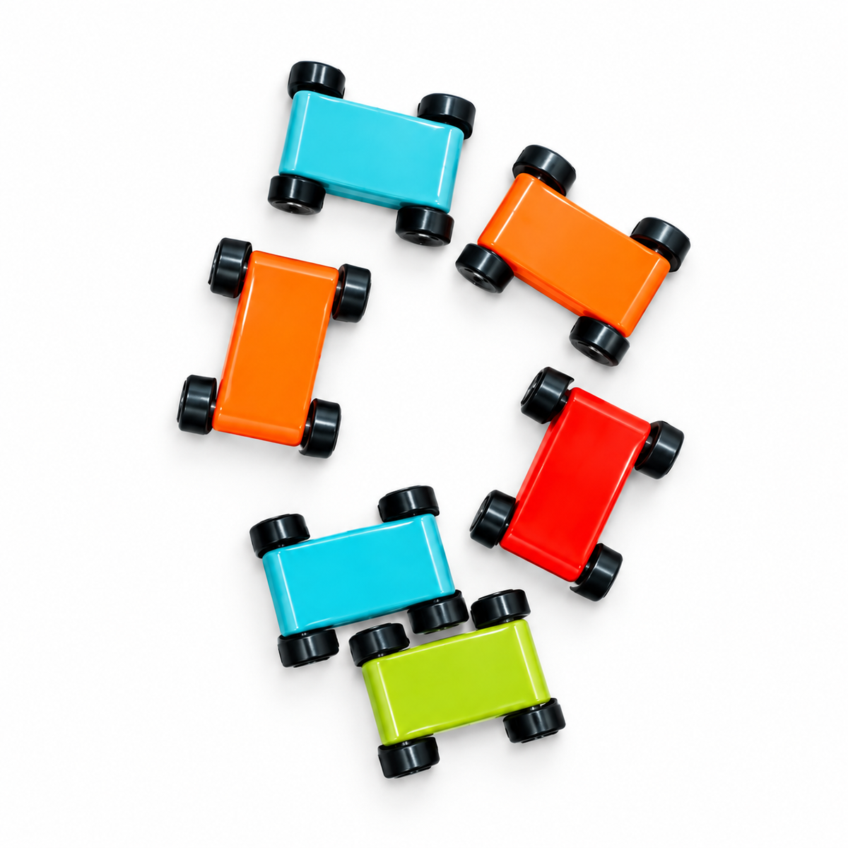 Ramp Racing DIY Car Track -
7 Level Racing Ramp Toy with 4 Mini Cars for Kids