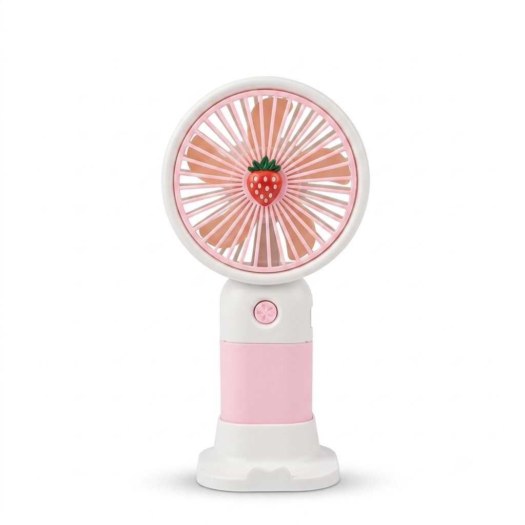 Charging FAN Mini Portable USB Chargeable Desktop Handheld 3-Steps Speed Level Free Rechargeable Battery and Charging Cable