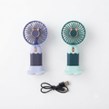 Cute Bear-Eared Handheld Mini Fan – Portable Rechargeable USB Desk Fan with Stand, Travel-Friendly Personal Cooling Fan